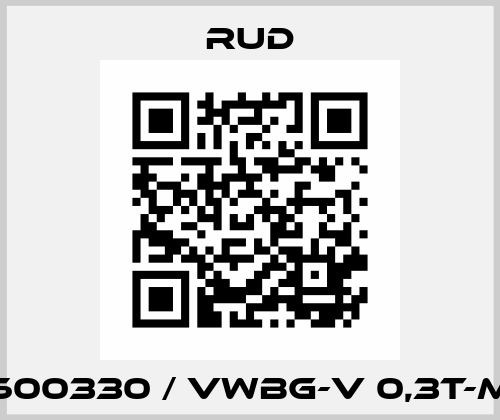 8600330 / VWBG-V 0,3t-M8 Rud