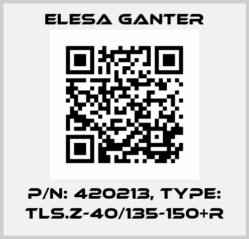 P/N: 420213, Type: TLS.Z-40/135-150+R Elesa Ganter