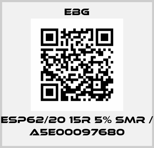 ESP62/20 15R 5% SMR / A5E00097680 EBG