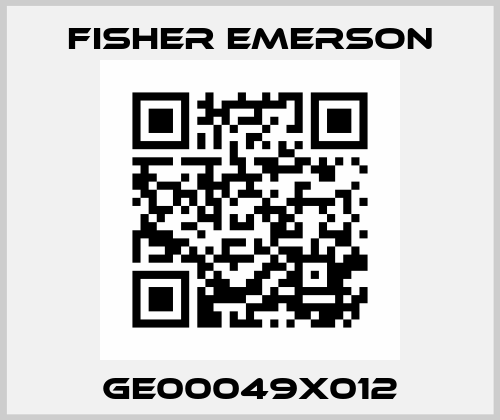 GE00049X012 Fisher Emerson
