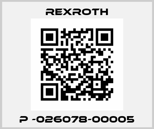 P -026078-00005 Rexroth