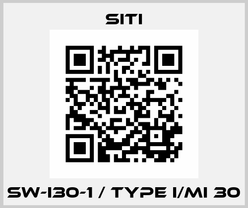 SW-I30-1 / Type I/MI 30 SITI