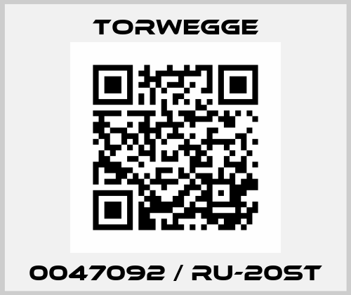 0047092 / RU-20ST Torwegge