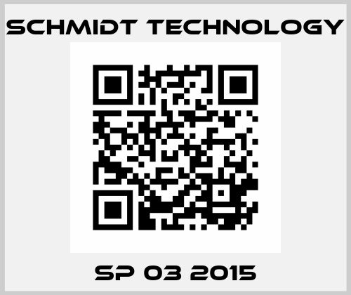 SP 03 2015 SCHMIDT Technology