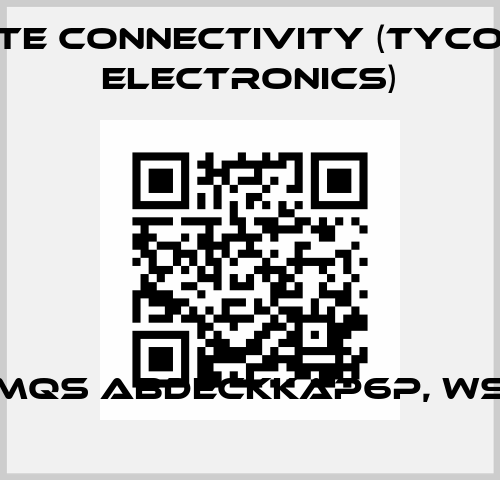 MQS ABDECKKAP6P, WS TE Connectivity (Tyco Electronics)