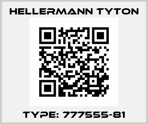 type: 777555-81 Hellermann Tyton