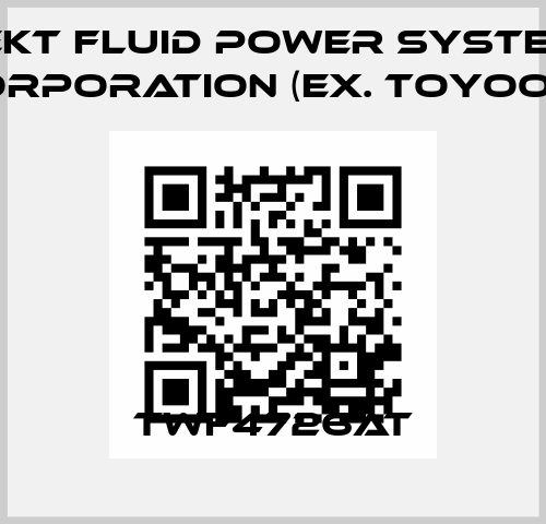 TWF4726AT JTEKT FLUID POWER SYSTEMS CORPORATION (ex. Toyooki)