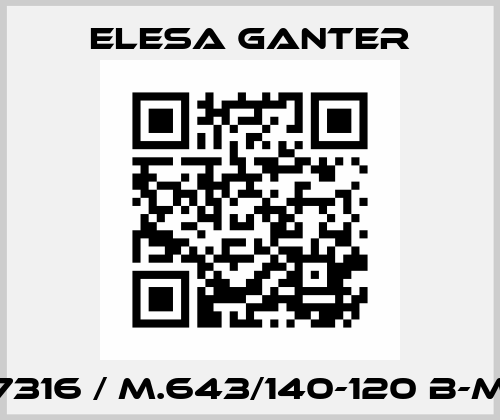37316 / M.643/140-120 B-M8 Elesa Ganter