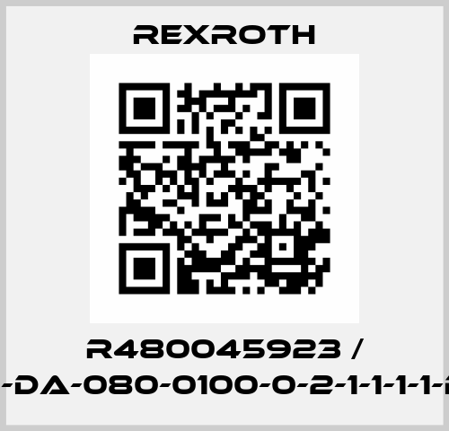 R480045923 / TRB-DA-080-0100-0-2-1-1-1-1-BAS Rexroth