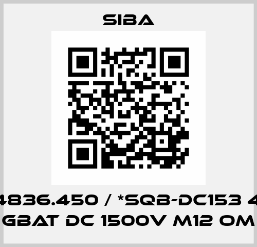 2024836.450 / *SQB-DC153 450A gBat DC 1500V M12 oM Siba