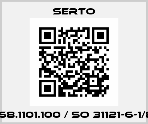 168.1101.100 / SO 31121-6-1/8 Serto