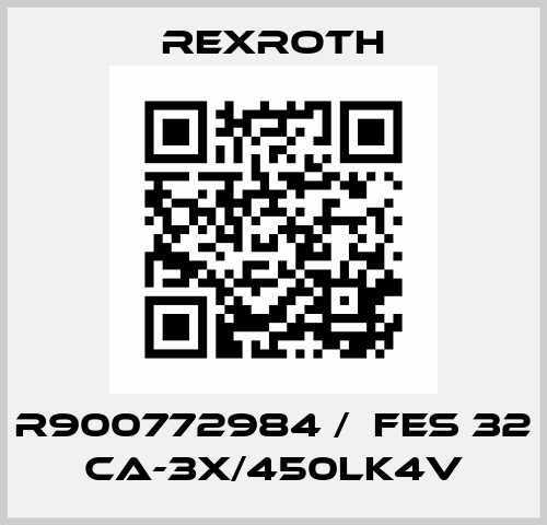 R900772984 /  FES 32 CA-3X/450LK4V Rexroth