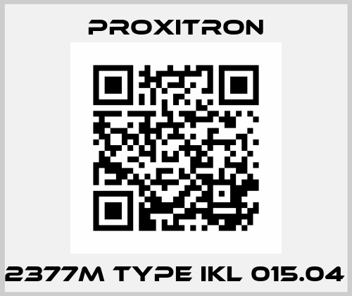 Nr. 2377M Type IKL 015.04 GH1 Proxitron