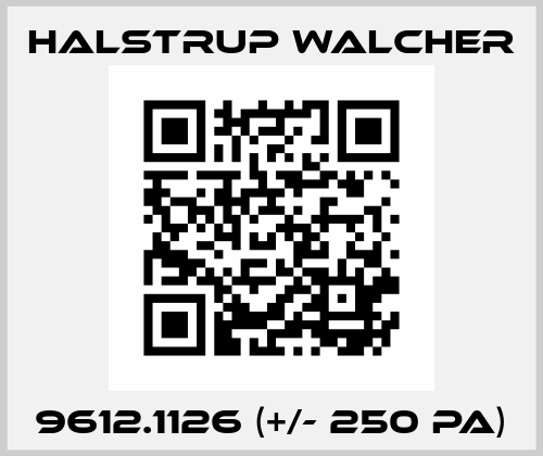 9612.1126 (+/- 250 Pa) Halstrup Walcher