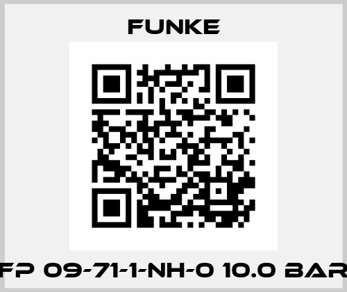 FP 09-71-1-NH-0 10.0 bar Funke