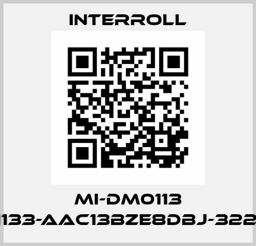 MI-DM0113 DM1133-AAC13BZE8DBJ-322mm Interroll