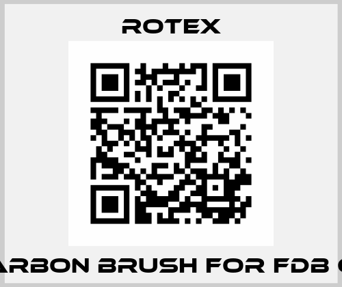 carbon brush for FDB 60 Rotex
