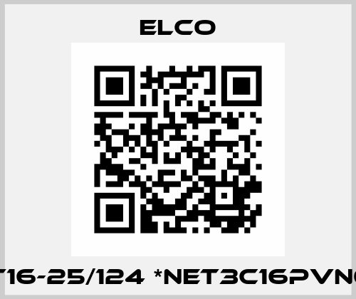 VNT16-25/124 *NET3C16PVN001* Elco