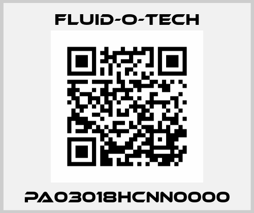 PA03018HCNN0000 Fluid-O-Tech