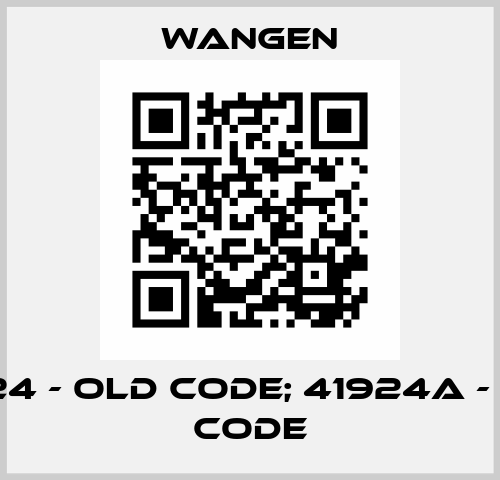 41924 - old code; 41924A - new code Wangen