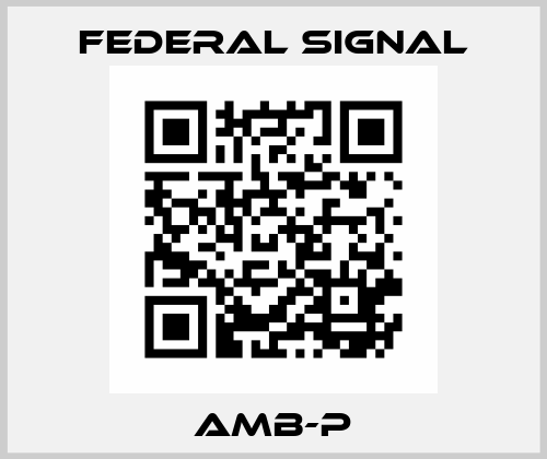 AMB-P FEDERAL SIGNAL