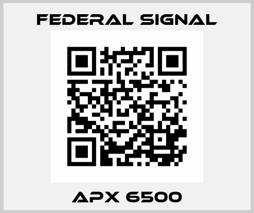 APX 6500 FEDERAL SIGNAL