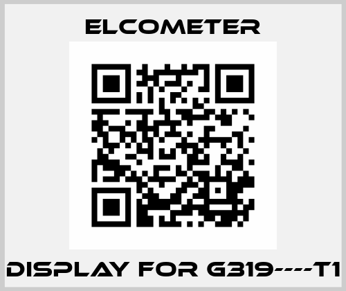Display for G319----T1 Elcometer