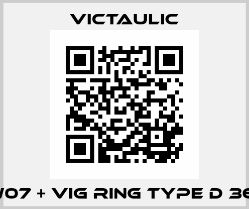 W07 + VIG RING TYPE D 36" Victaulic