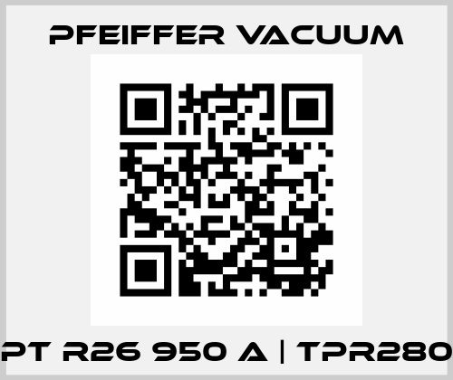 PT R26 950 A | TPR280 Pfeiffer Vacuum