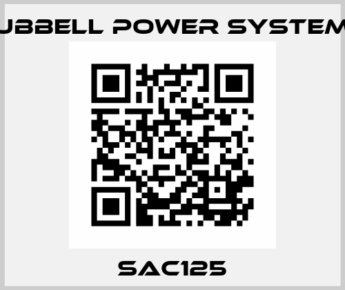 SAC125 Hubbell Power Systems