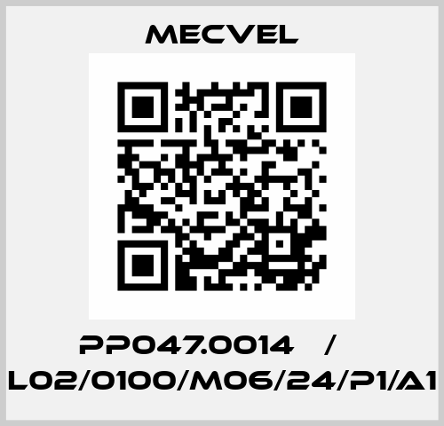 PP047.0014   /    L02/0100/M06/24/P1/A1 Mecvel