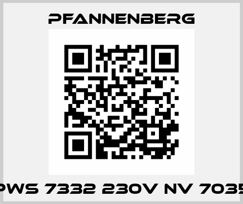 PWS 7332 230V NV 7035 Pfannenberg