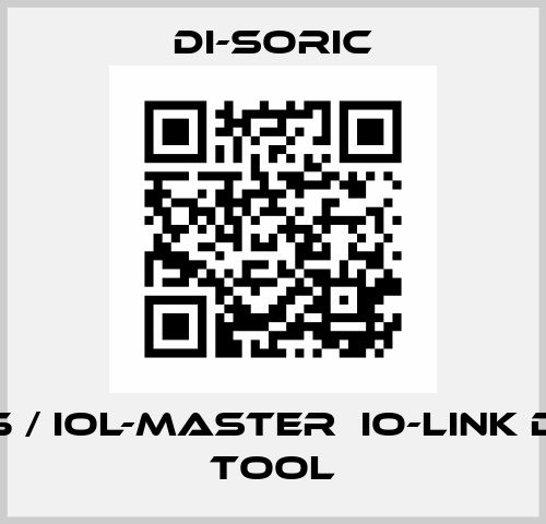 210075 / IOL-Master  IO-Link Device Tool Di-Soric