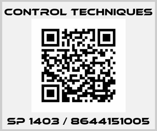 SP 1403 / 8644151005 Control Techniques