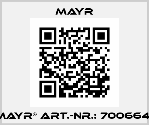 mayr® Art.-Nr.: 7006641 Mayr