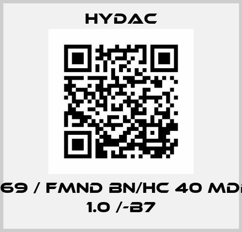 1304769 / FMND BN/HC 40 MDB 10 A 1.0 /-B7 Hydac
