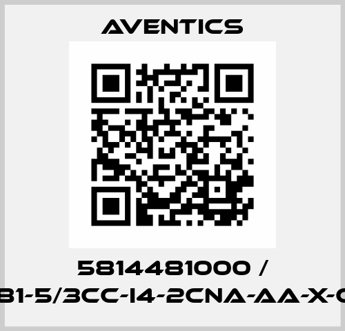 5814481000 / V581-5/3CC-I4-2CNA-AA-X-C-T1 Aventics