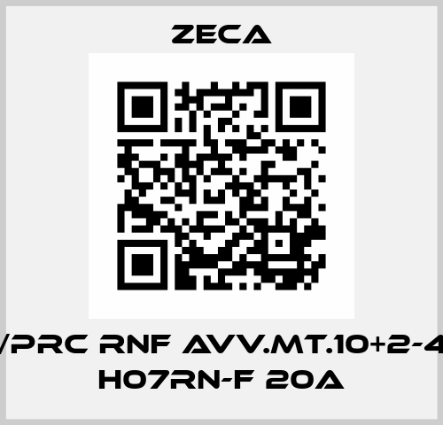 6521/PRC RNF AVV.MT.10+2-4G2,5 H07RN-F 20A Zeca