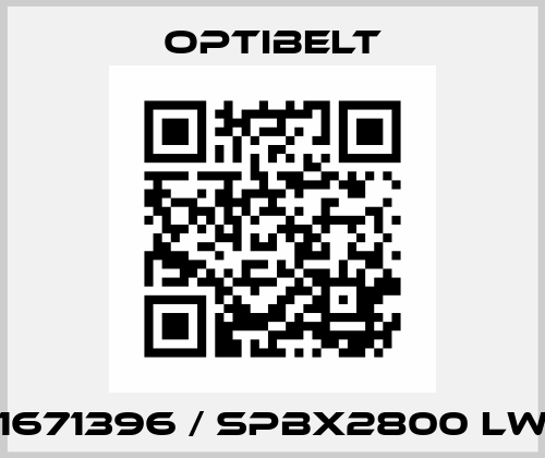 1671396 / SPBx2800 Lw Optibelt