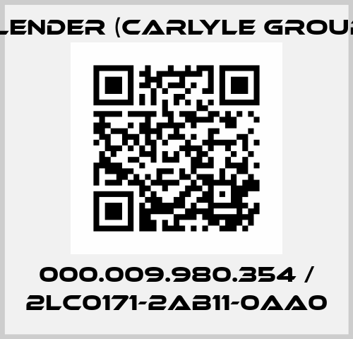 000.009.980.354 / 2LC0171-2AB11-0AA0 Flender (Carlyle Group)