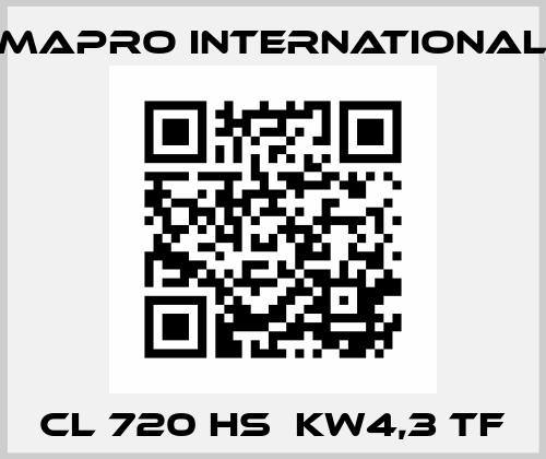 CL 720 HS  kW4,3 TF MAPRO International