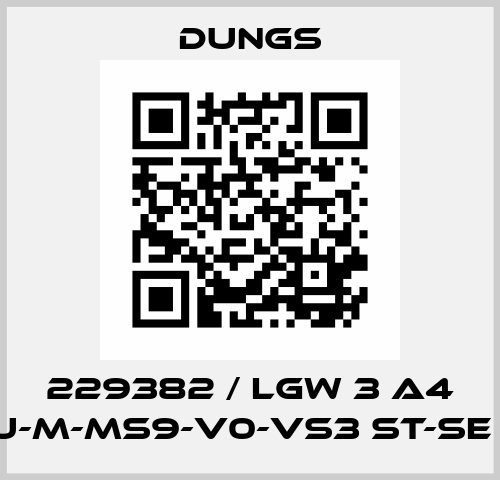 229382 / LGW 3 A4 Au-M-MS9-V0-VS3 st-se 1P Dungs
