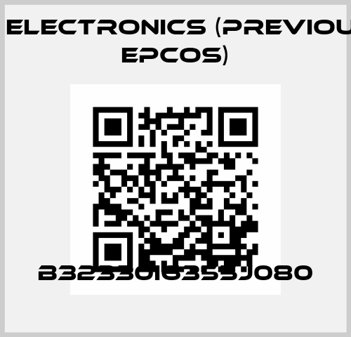 B32330I6355J080 TDK Electronics (previously EPCOS)