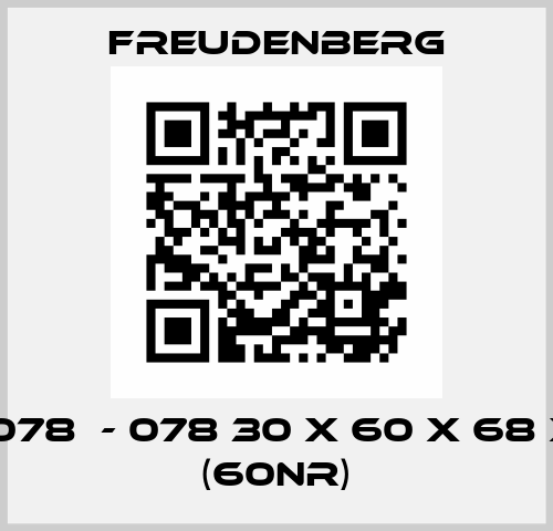 0118078  - 078 30 x 60 x 68 x 60 (60NR) Freudenberg