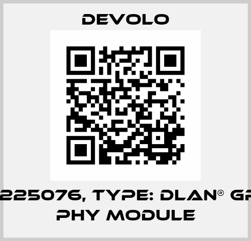 P/N: 225076, Type: dLAN® Green PHY Module DEVOLO