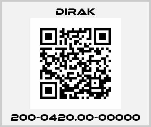 200-0420.00-00000 Dirak