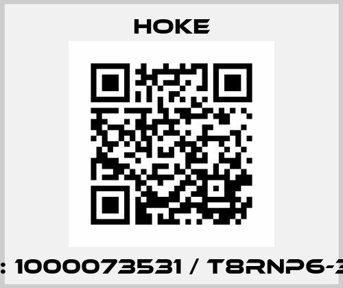 PN: 1000073531 / T8RNP6-316 Hoke