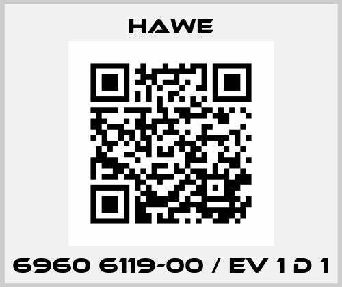 6960 6119-00 / EV 1 D 1 Hawe
