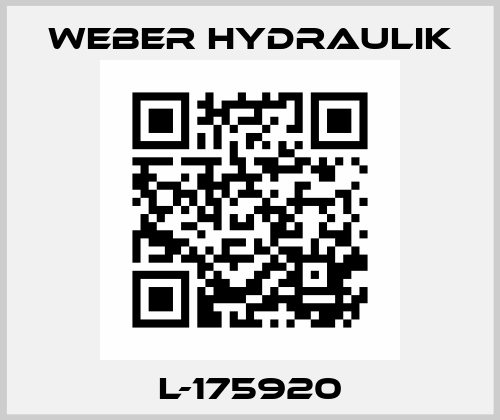 L-175920 Weber Hydraulik