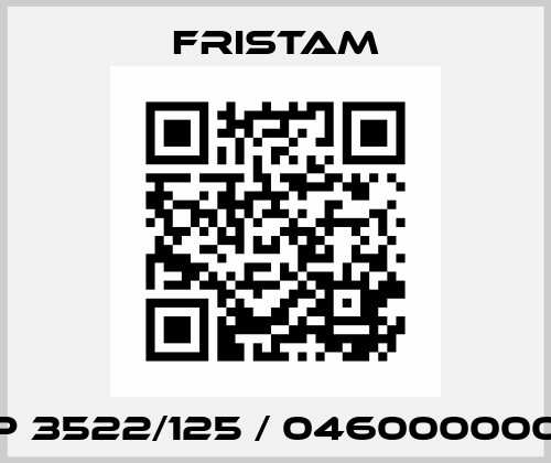 FP 3522/125 / 0460000003 Fristam